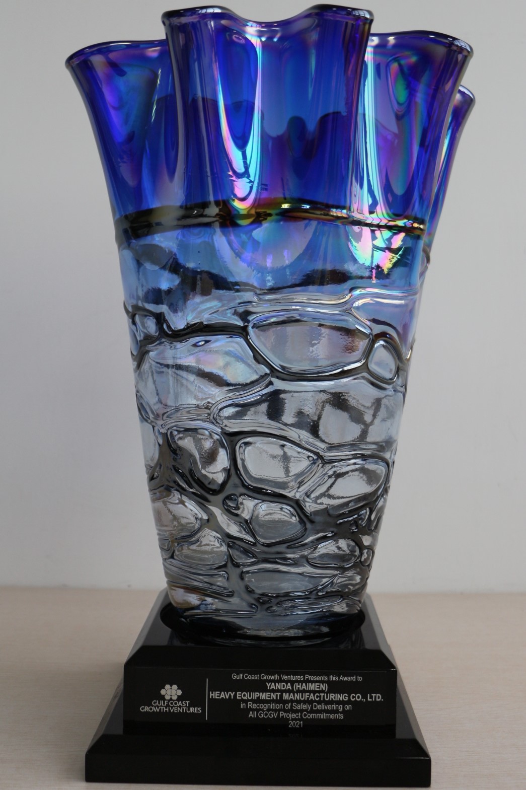 再獲嘉獎(jiǎng)—GCGV項(xiàng)目獲得總裁特發(fā)信函和紀(jì)念花瓶